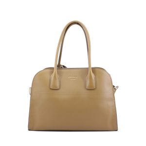 Stamped Logo Medium Tote Caramel