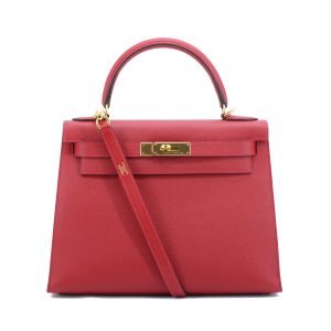 Kelly 25 Rouge Casaque Epsom Sellier GHW