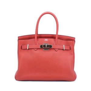 Birkin 30 Geranium Togo PHW