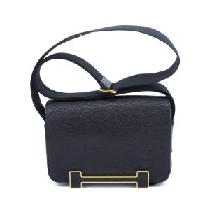 Geta Bag Black Mysore Chevre