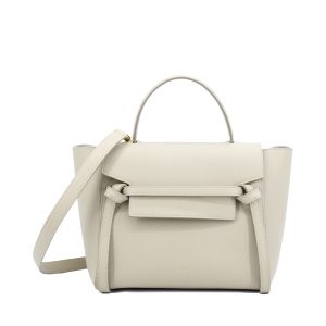 Micro Belt Bag Light Taupe Grained Calfskin