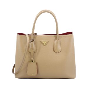 Saffiano Double Bag Caramel