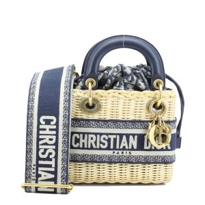 Mini Lady Dior Wicker