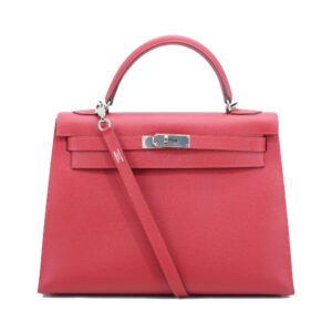 Kelly 32 Rouge Cassaque Epsom Sellier PHW