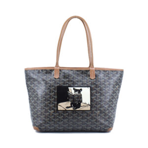 Artois PM Goyardine Black Tan Hulot