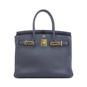Birkin 30 Black Togo GHW