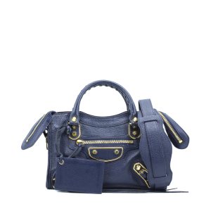 Mini City Dark Blue Metallic Edge GHW