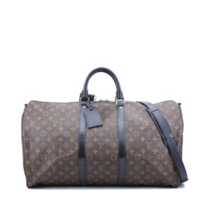 Keepall 55 Bandouliere Monogram Macassar