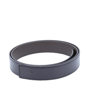Reversible Leather Strap 32MM Black Box/Choco