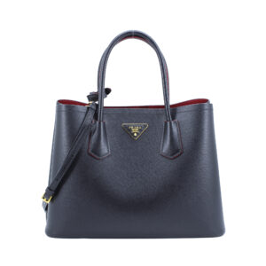 Double Bag Black 33cm
