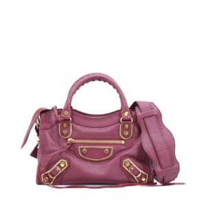Mini City Burgundy Metallic Edge GHW