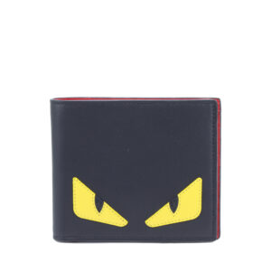 Bifold Wallet Monster Eyes Black