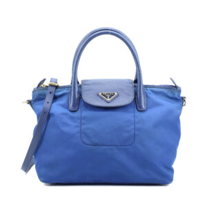 Tessuto Saffiano Tote Bluette