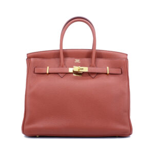 Birkin 35 Brique Clemence GHW