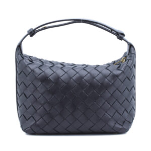 Mini Wallace Black Woven GHW