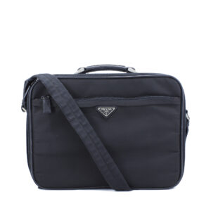 Viaggio Briefcase Black Tessuto Nylon