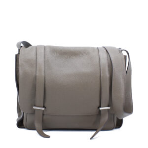 Steve Messenger Bag Etoupe Clemence PHW