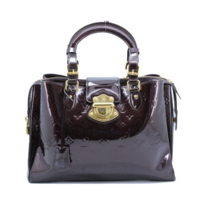 Melrose Avenue Amarante Monogram Vernis