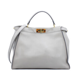Peekaboo Vitello Plexiglass Sera Tortoise Large Calfskin