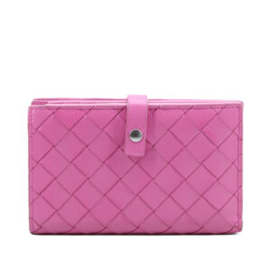 Woven ACCordion Bifold Wallet Pink