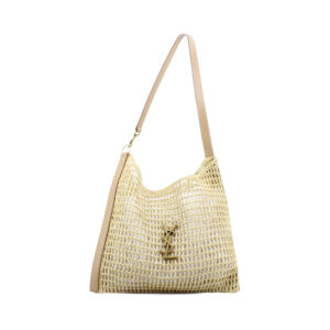 Sac Cesto Fluido Raffia Tote Beige