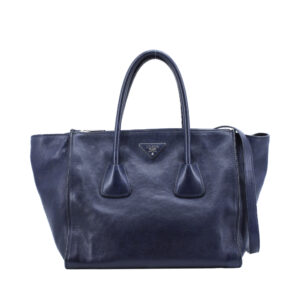 Glaze Calf Twin Pocket Double Handle Tote Baltico